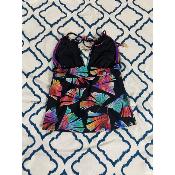 La Blanca Women's Multi Deliux Multi Tan Tankini - 8 - Picture 6 of 8